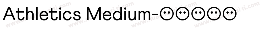 Athletics Medium字体转换